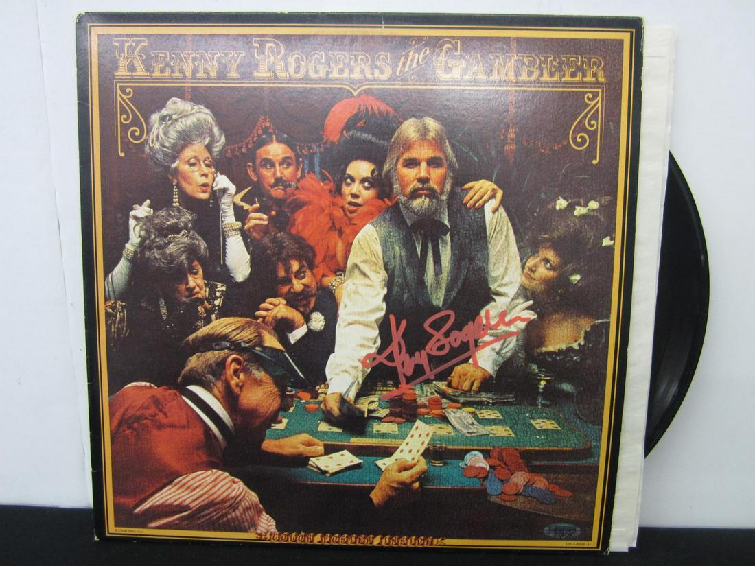 Kenny Rogers signed album COA (1 of 2)