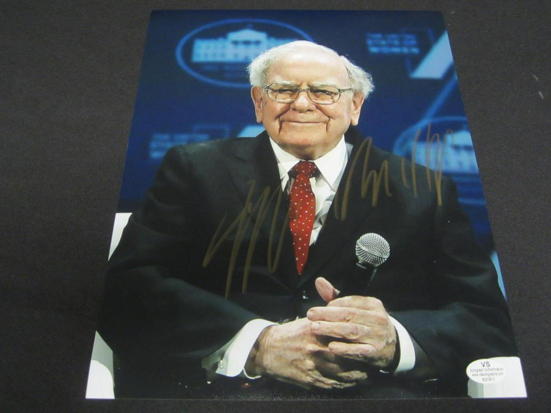 Warren Buffett Signed 8x10 Photo COA (1 of 2)