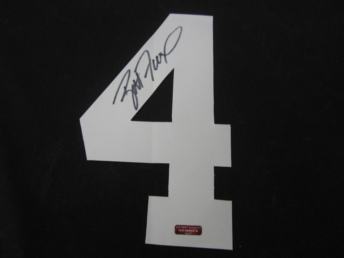 Brett Favre Signed #4 Jersey Number COA (1 of 2)