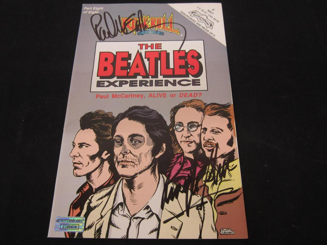 Paul McCartney Signed Comic Book COA (1 of 2)