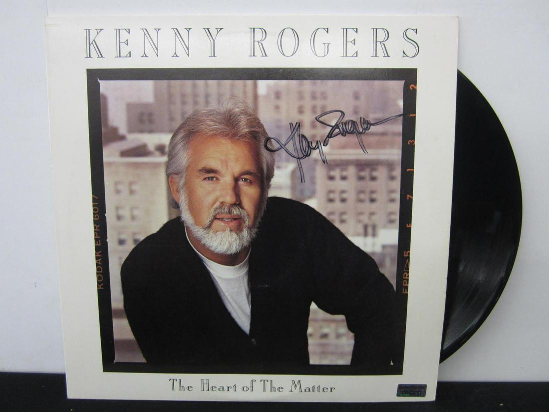 Kenny Rogers signed album COA (1 of 2)