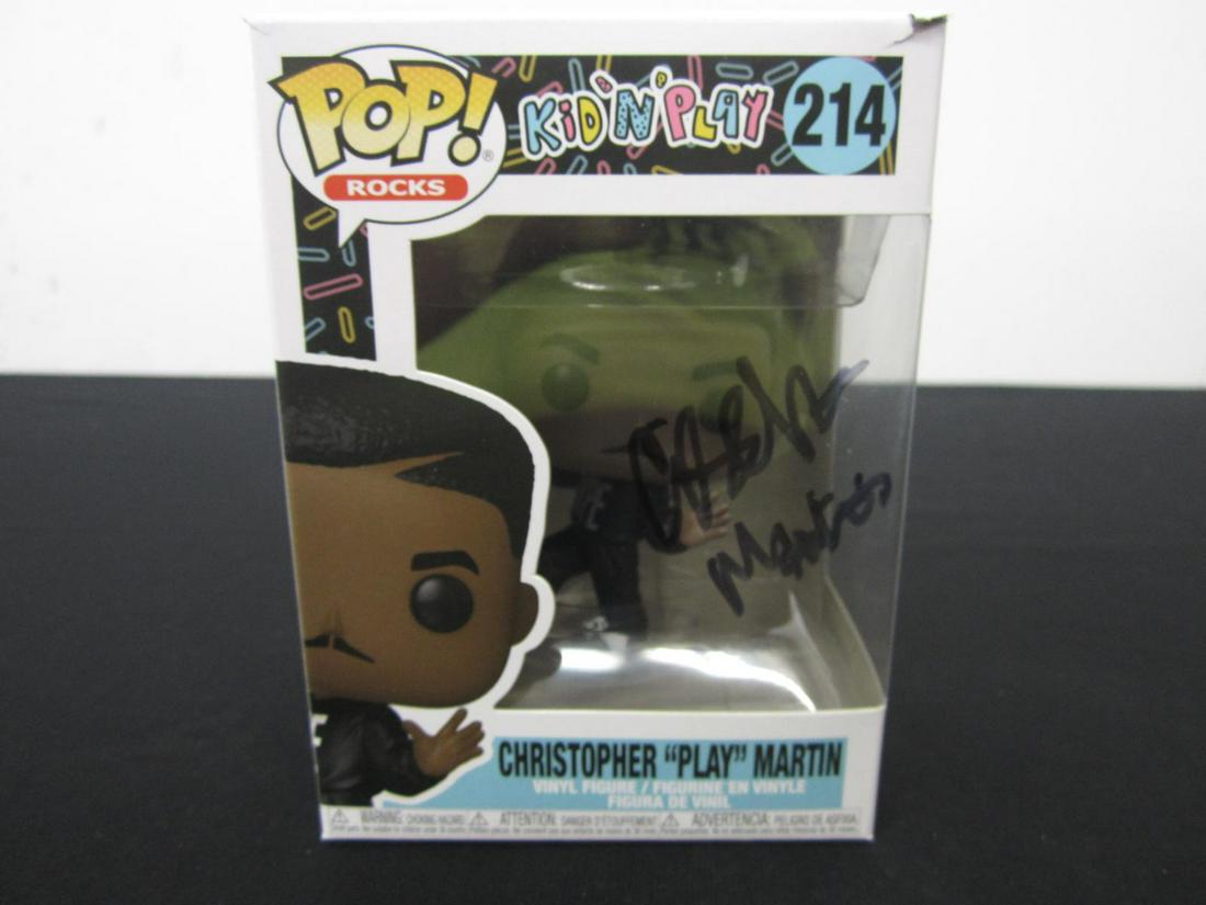christopher martin signed funko pop! COA: christopher martin signed funko pop! Certified COA