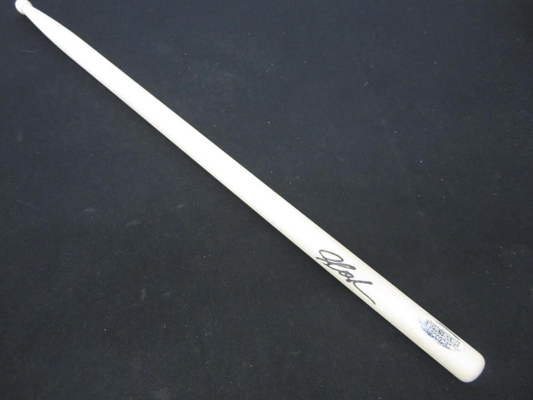 Slash signed drumstick COA (1 of 2)