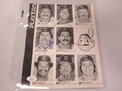 Mike Stanton signed Magazine Page JSA COA