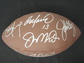HOF QUARTER BACK FOOTBALL W/COA