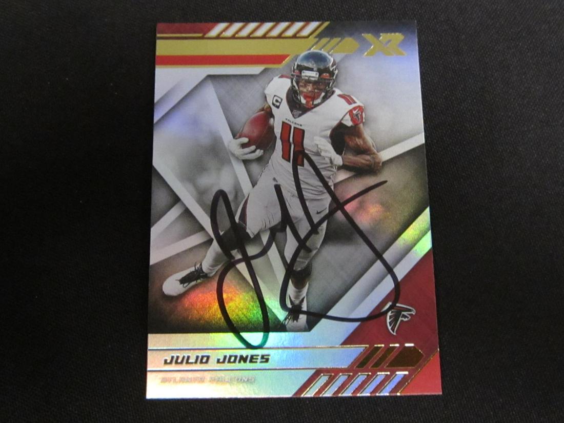 JULIO JONES AUTOGRAPHED TRADING CARD W/COA (1 of 2)