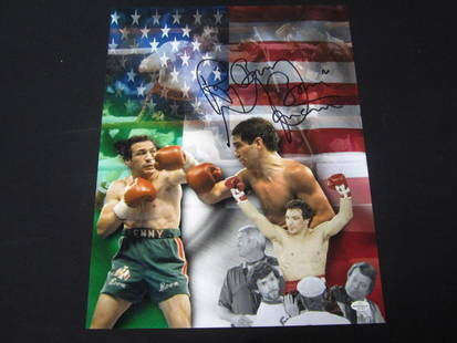 Ray Boom Boom Mancini auto16x20 PSA COA: Ray Boom Boom Mancini signed auto16x20 PSA COA