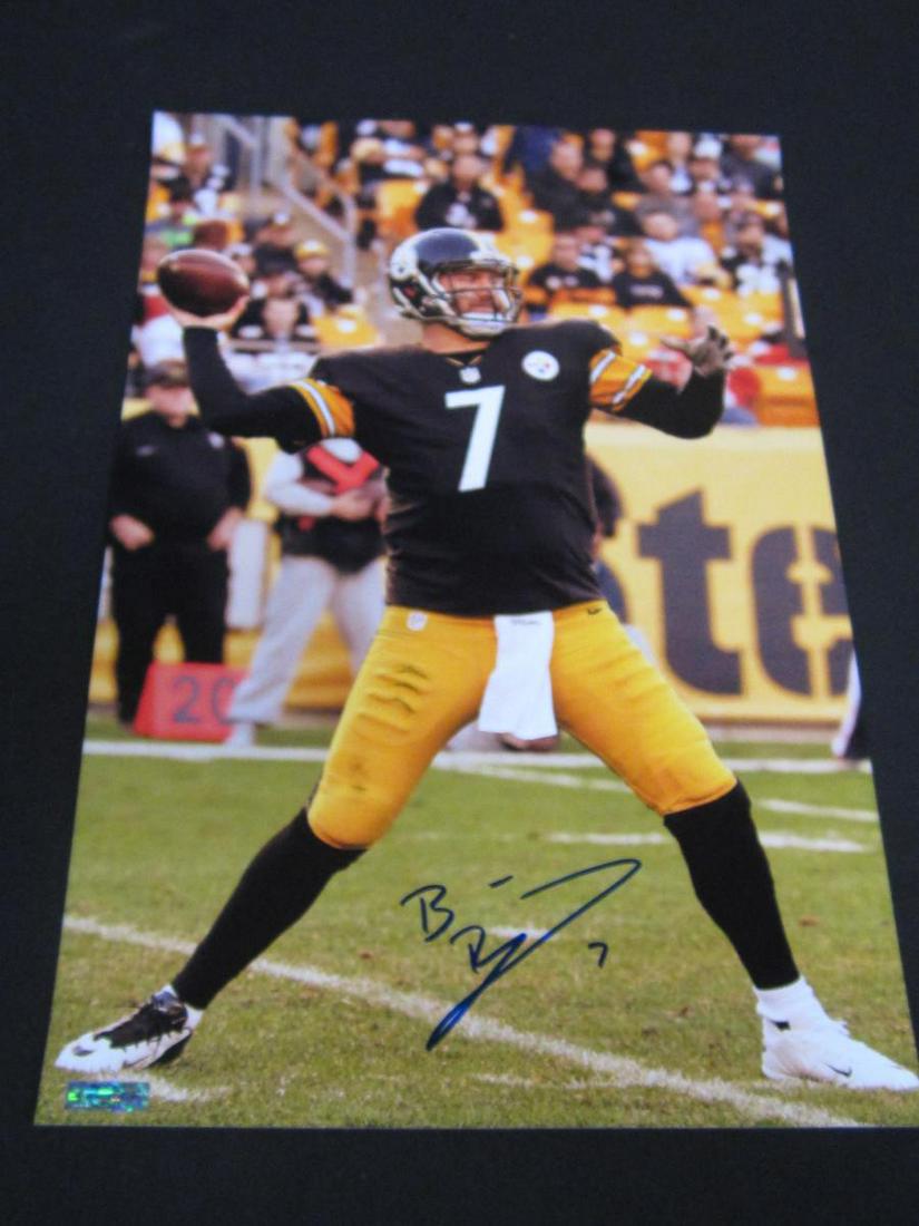 BEN ROETHLISBERGER AUTOGRAPHED 11X17 PHOTO W/COA (1 of 2)