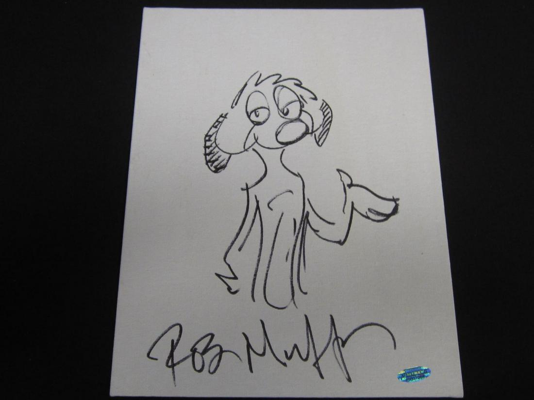 ROB MINKOFF AUTOGRAPHED SKETCH W/COA (1 of 2)