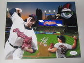 James Karinchak Signed 8x10 Photo JSA COA