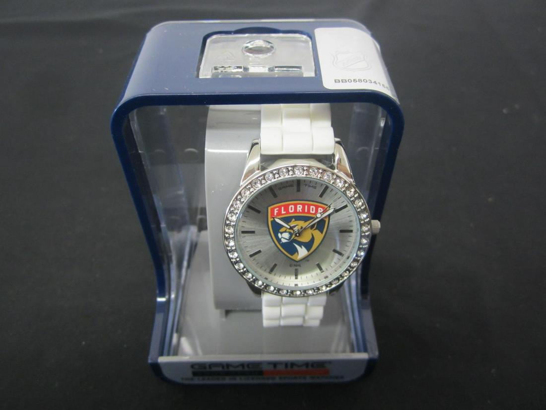 NHL FLORIDA PANTHERS WATCH NIB: AUTHENTIC FLORIDA PANTHERS WATCH NEW IN BOX