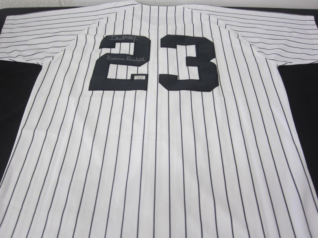 Don Mattingly signed jersey COA: Don Mattingly signed jersey Certified COA