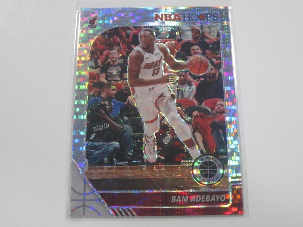 2019-20 SILVER FAST BREAK PRIZM BAM ADEBAYO: 2019-20 NBA HOOPS PREMIUM STOCK SILVER FAST BREAK PRIZM BAM ADEBAYO SPORTS CARD