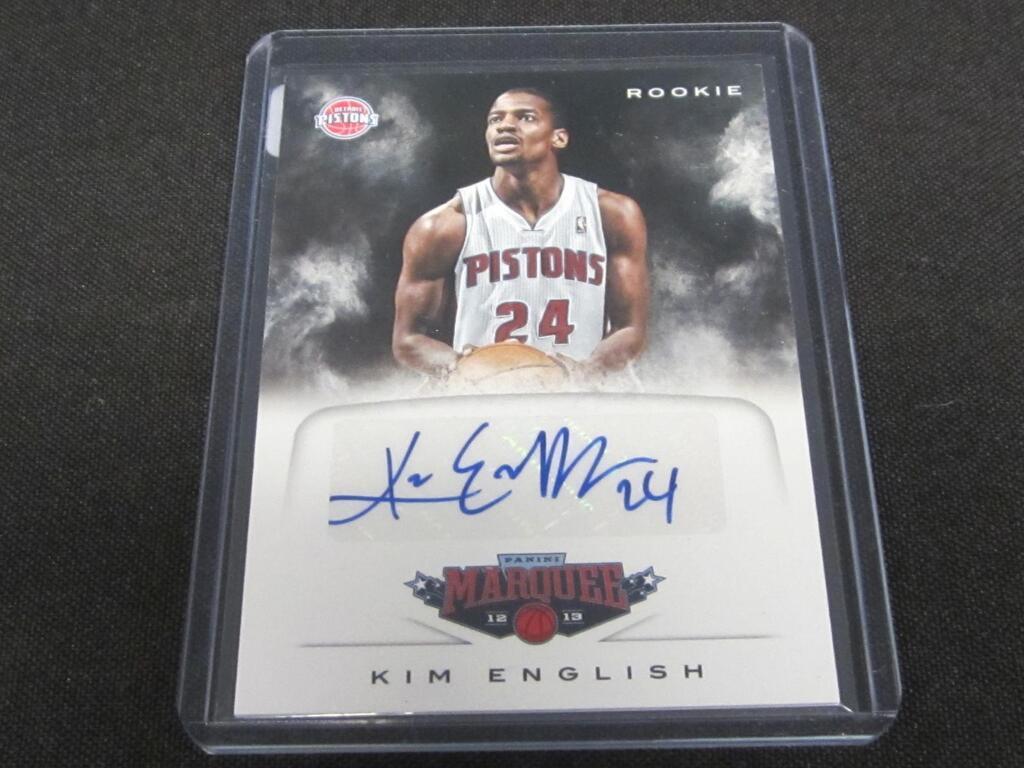 2012-13 MARQUEE ROOKIE AUTO KIM ENGLISH: 2012-13 MARQUEE ROOKIE AUTO KIM ENGLISH PISTONS