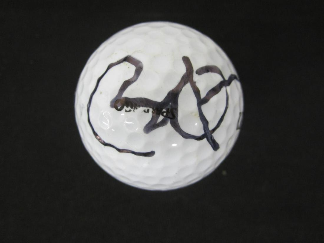 BARACK OBAMA AUTOGRAPHED GOLF BALL W/COA: BARACK OBAMA AUTOGRAPHED GOLF BALL WITH COA PRESIDENT