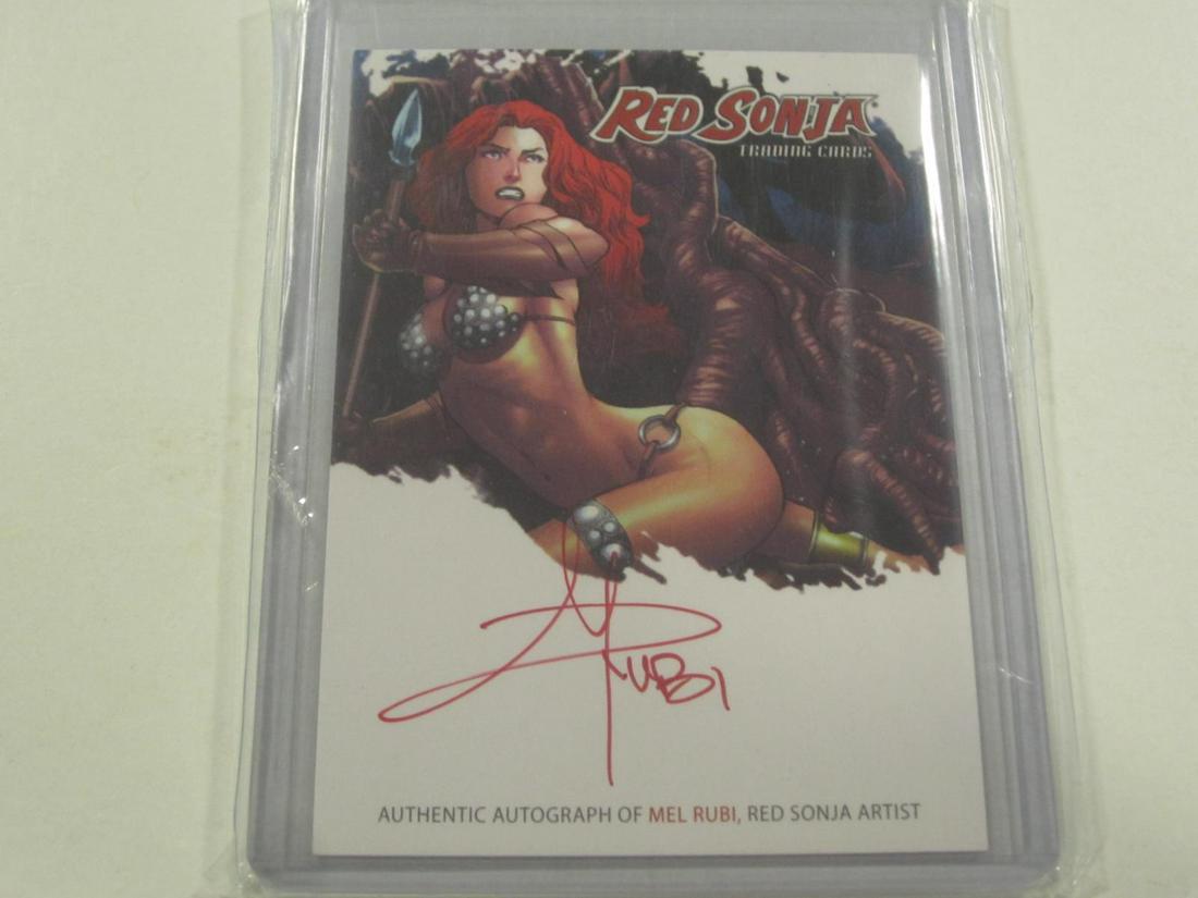 12 RED SONJA SIGNED BY ARTIST MEL RUBI (1 of 1)