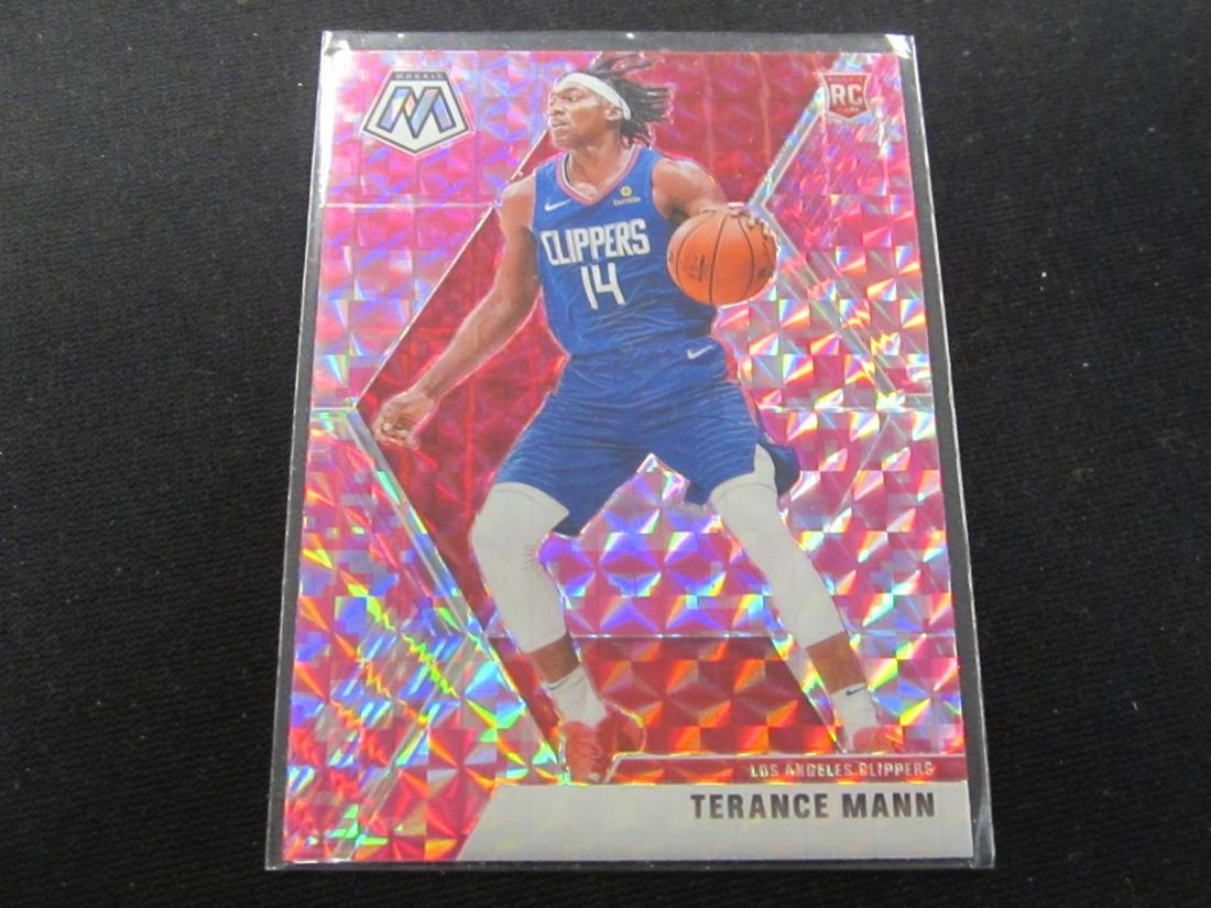 2019-20 MOSAIC PINK CAMO PRIZM TERANCE MANN RC: 2019-20 MOSAIC PINK CAMO PRIZM TERANCE MANN RC CLIPPERS