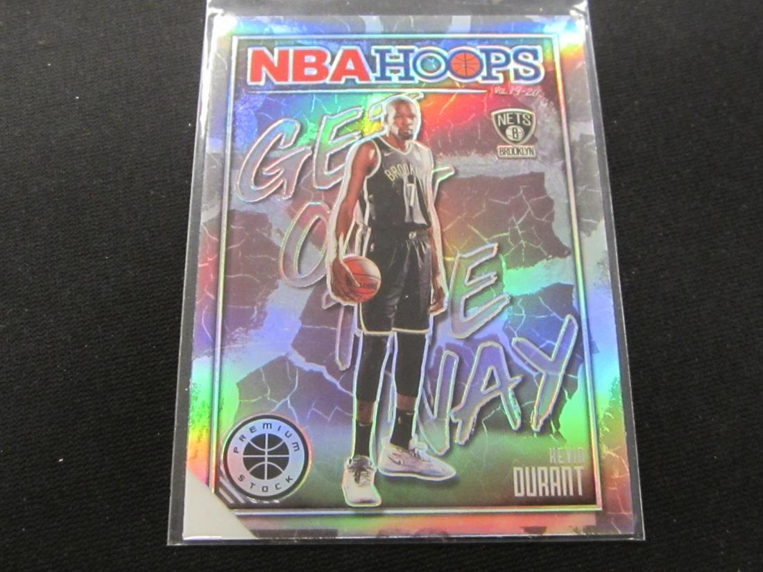 2019-20 GET OUT THE WAY SILVER PRIZM KEVIN DURANT (1 of 1)