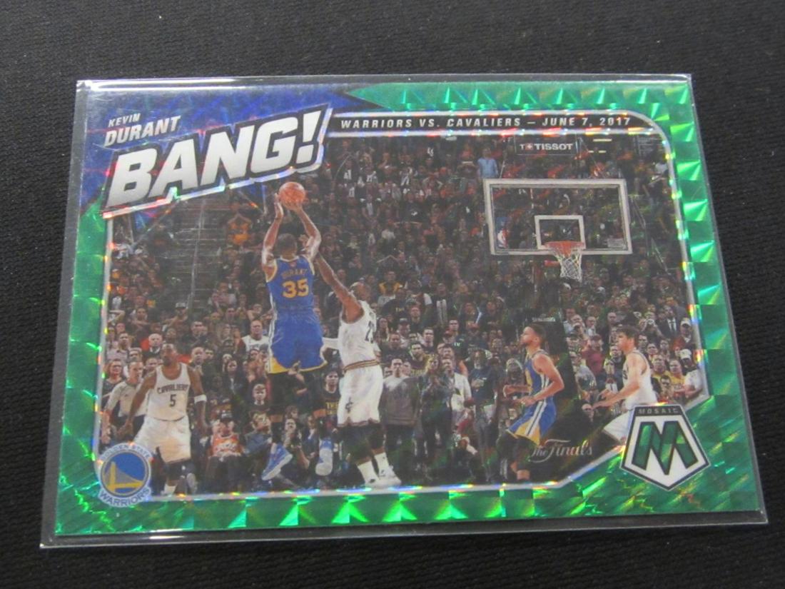2020-21 MOSAIC BANG GREEN MOSAIC KEVIN DURANT: 2020-21 MOSAIC BANG GREEN MOSAIC PRIZM KEVIN DURANT WARRIORS