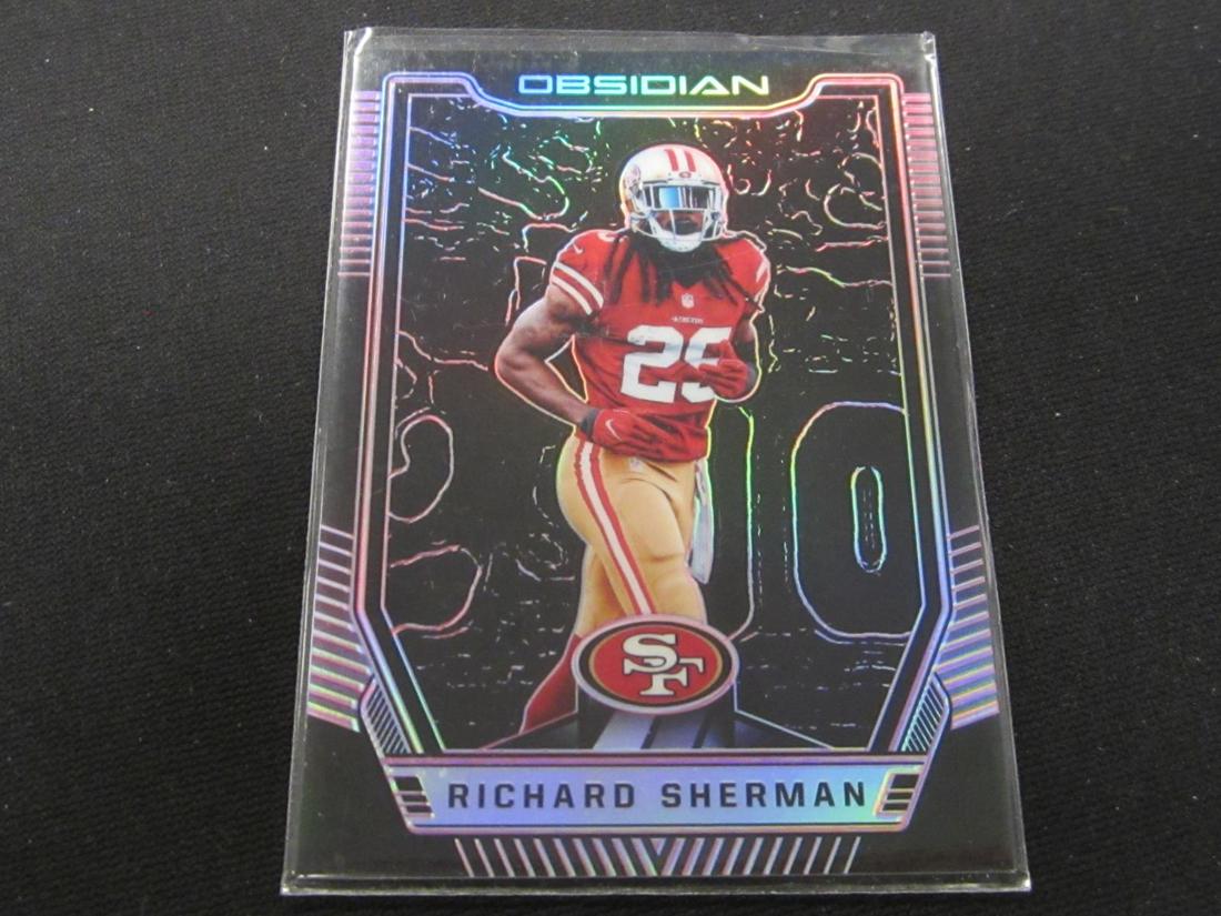2018 OBSIDIAN PINK ETCH 75/75 RICHARD SHERMAN: 2018 OBSIDIAN PINK ETCH 75/75 RICHARD SHERMAN 49ERS