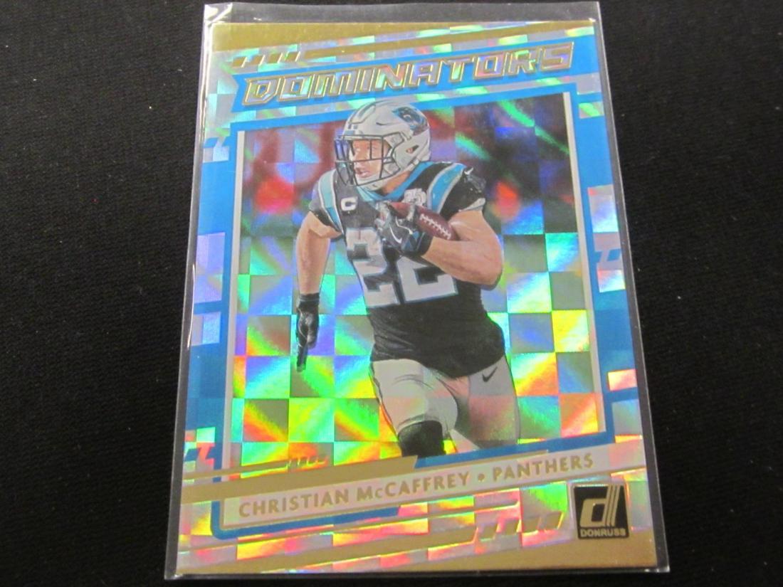 2020 DONRUSS DOMINATORS CHRISTIAN MCCAFFREY: 2020 DONRUSS DOMINATORS HOLO CHRISTIAN MCCAFFREY PANTHERS