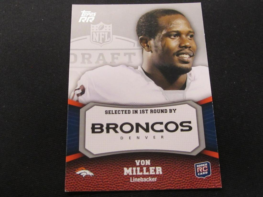 2011 TOPPS RR VON MILLER RC: 2011 TOPPS RR VON MILLER RC BRONCOS
