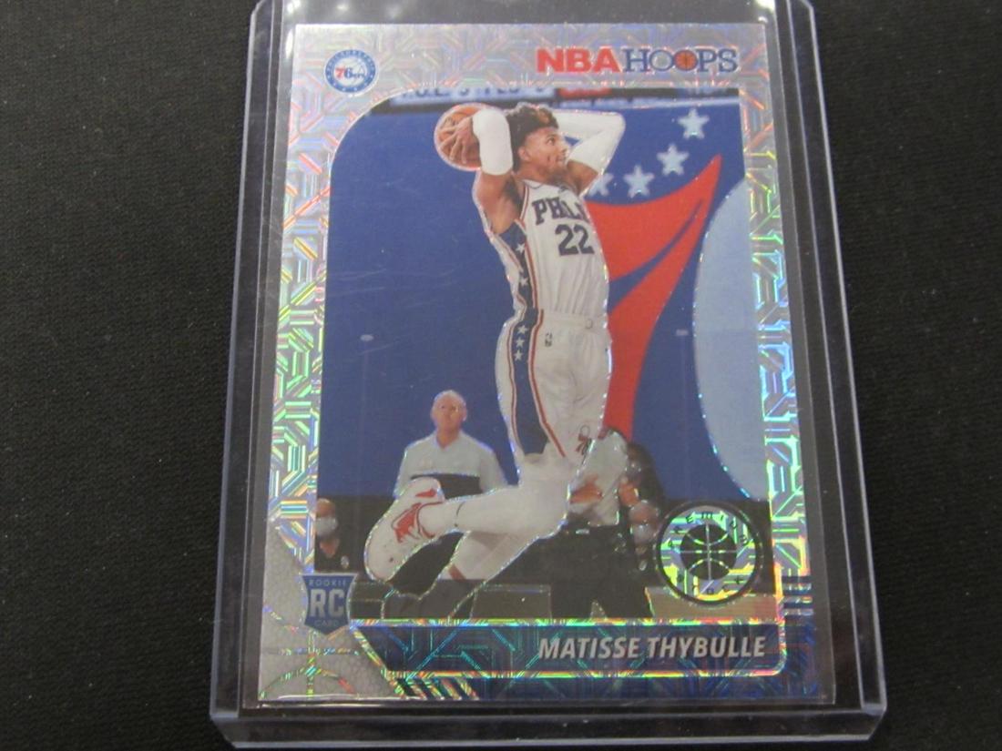 2019-20 HOOPS SILVER MOJO PRIZM MATISSE THYBULLE RC: 2019-20 NBA HOOPS PREMIUM STOCK SILVER MOJO PRIZM MATISSE THYBULLE RC 76ERS