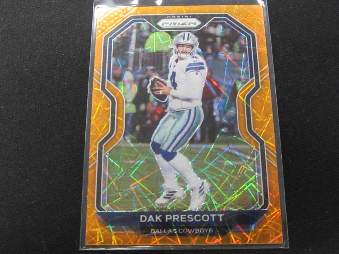 2020 PANINI PRIZM ORANGE LAZER PRIZM DAK PRESCOTT (1 of 1)