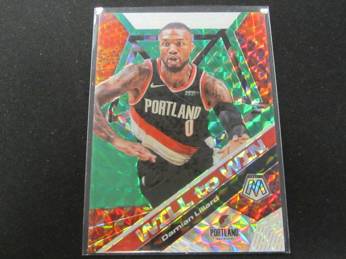 2019-20 MOSAIC WILL TO WIN GREEN DAMIAN LILLARD (1 of 1)