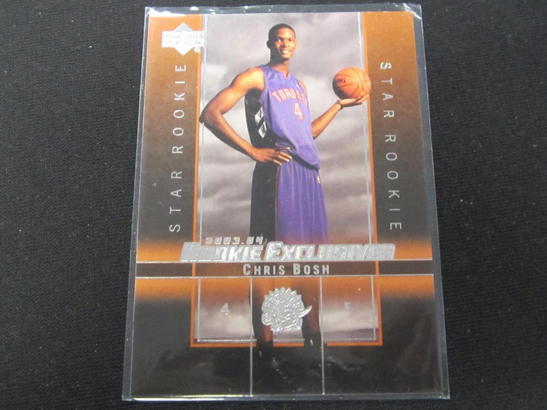 2003-04 UPPER DECK ROOKIE EXCLUSIVES CHRIS BOSH (1 of 1)