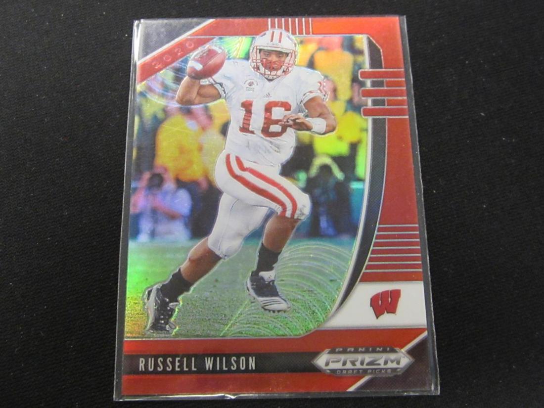 2020 PRIZM DRAFT PICKS RED PRIZM RUSSELL WILSON (1 of 1)