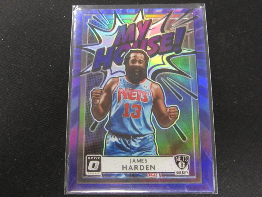 2020-21 DONRUSS MY HOUSE PURPLE JAMES HARDEN (1 of 1)