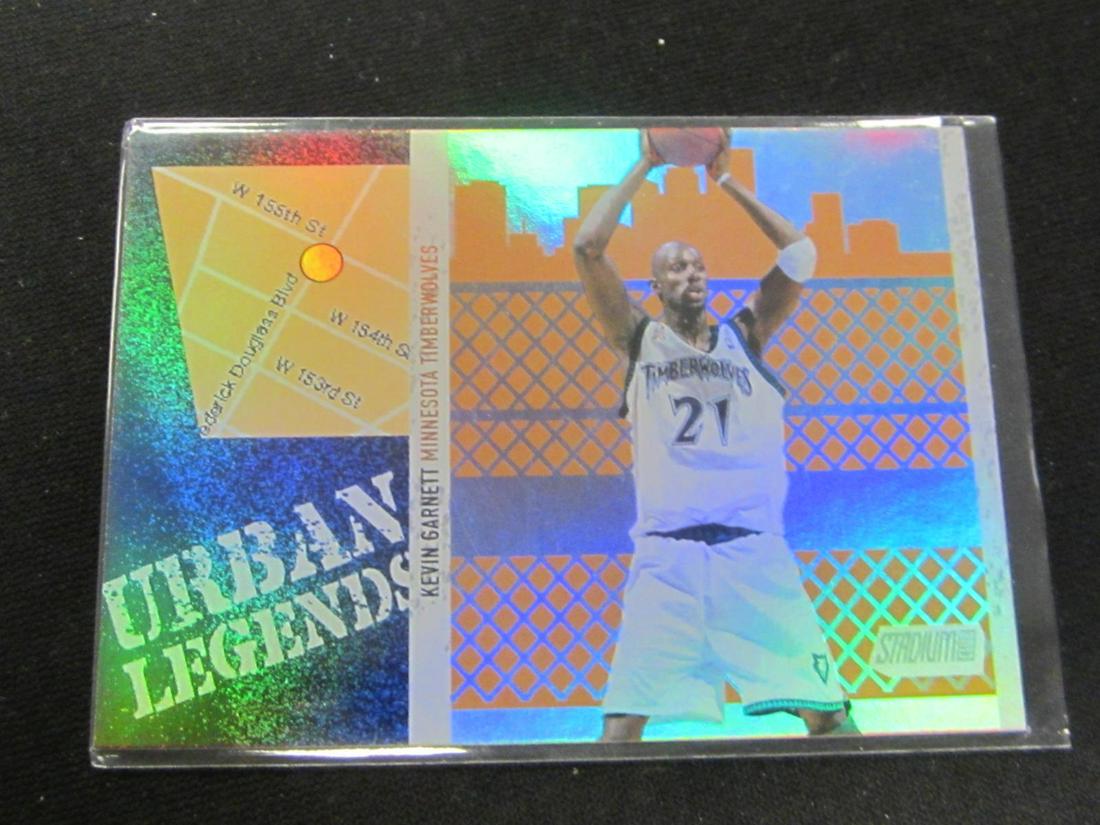 2002 STADIUM CLUB URBAN LEGENDS KEVIN GARNETT: 2002 STADIUM CLUB URBAN LEGENDS KEVIN GARNETT TIMBERWOLVES