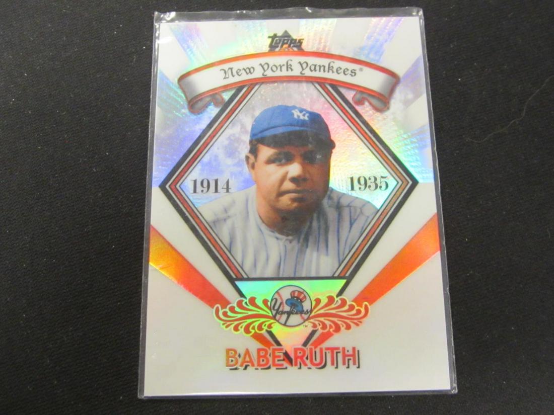 2009 TOPPS PLATINUM REFRACTOR BABE RUTH: 2009 TOPPS PLATINUM REFRACTOR BABE RUTH YANKEES