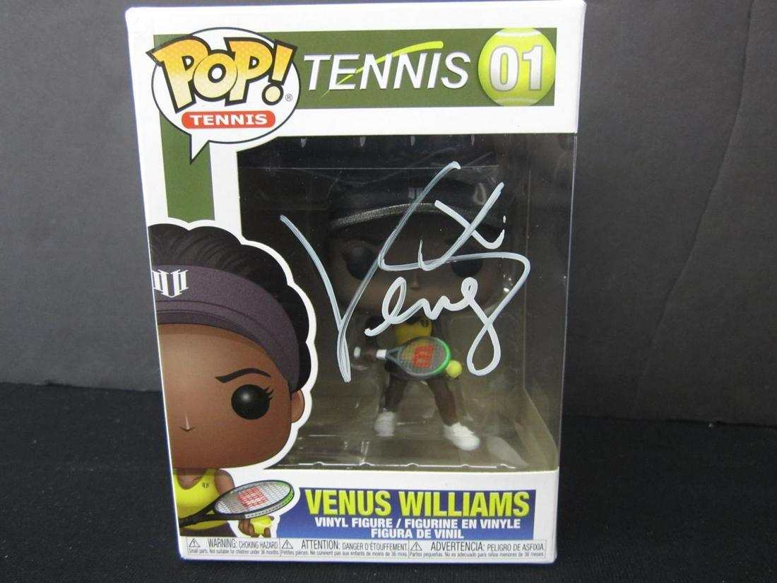 Venus Williams Signed Funko PoP! COA: Venus Williams Signed Funko PoP! Certified COA