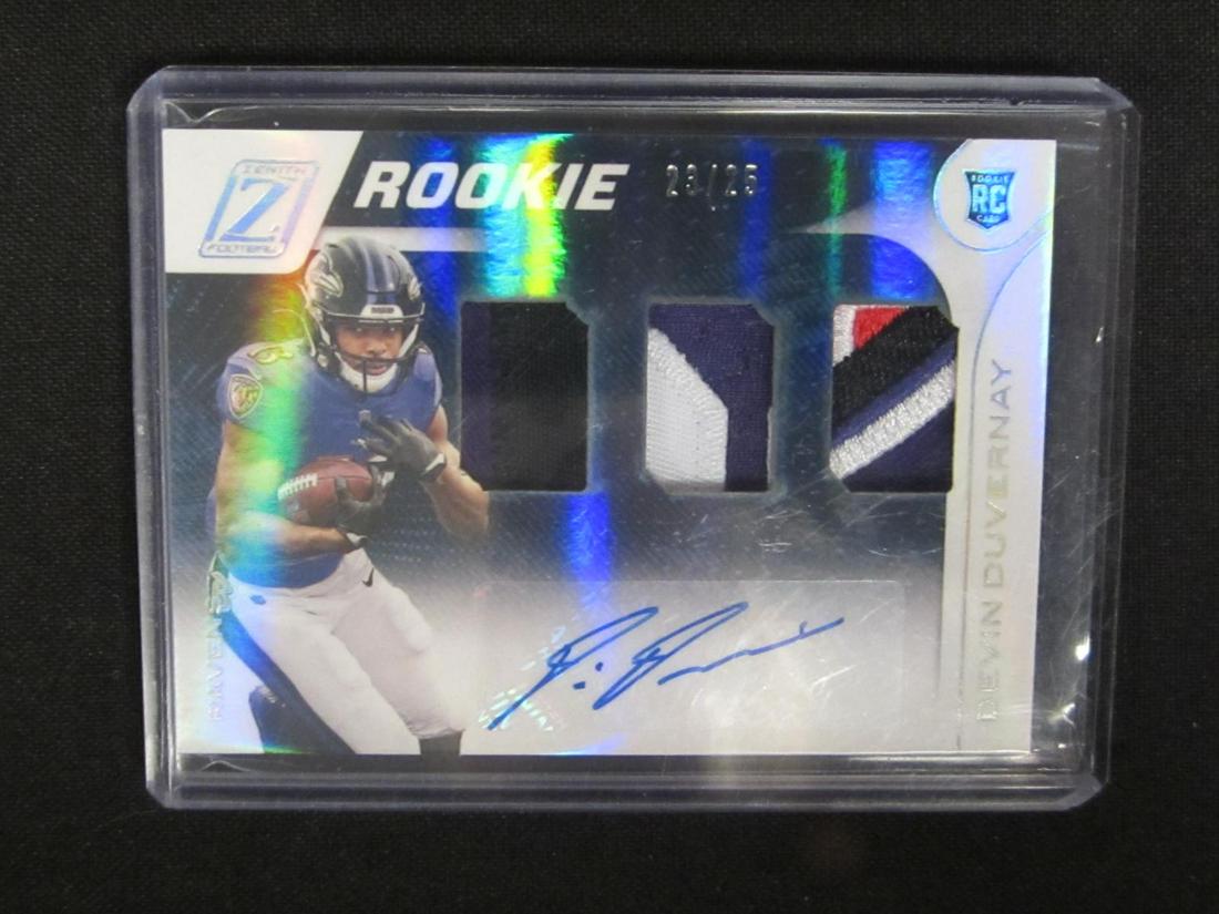 2020 ZENITH ROOKIE PATCH AUTO /25 DEVIN DUVERNAY: 2020 ZENITH ROOKIE PATCH AUTO /25 DEVIN DUVERNAY RAVENS