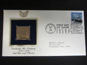 22KT GOLD REPLICA STAMP TAIL FINS AND CHROME