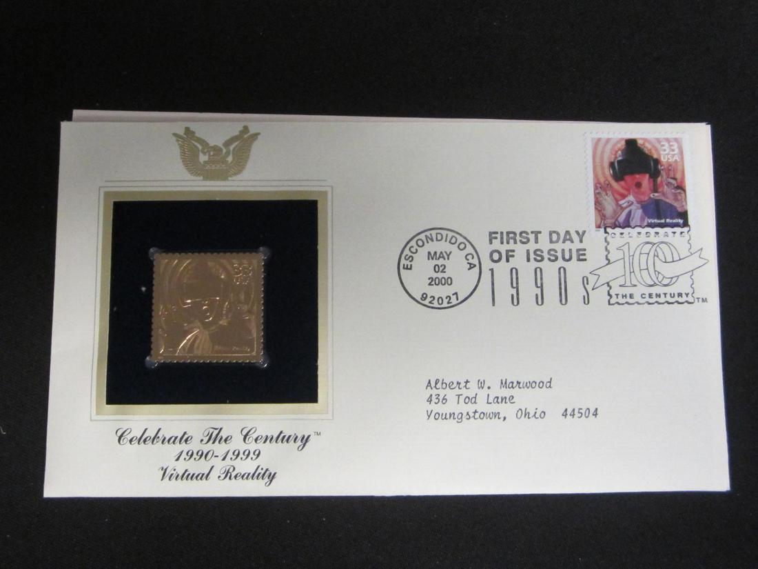 22KT GOLD REPLICA STAMP VIRTUAL REALITY (1 of 1)