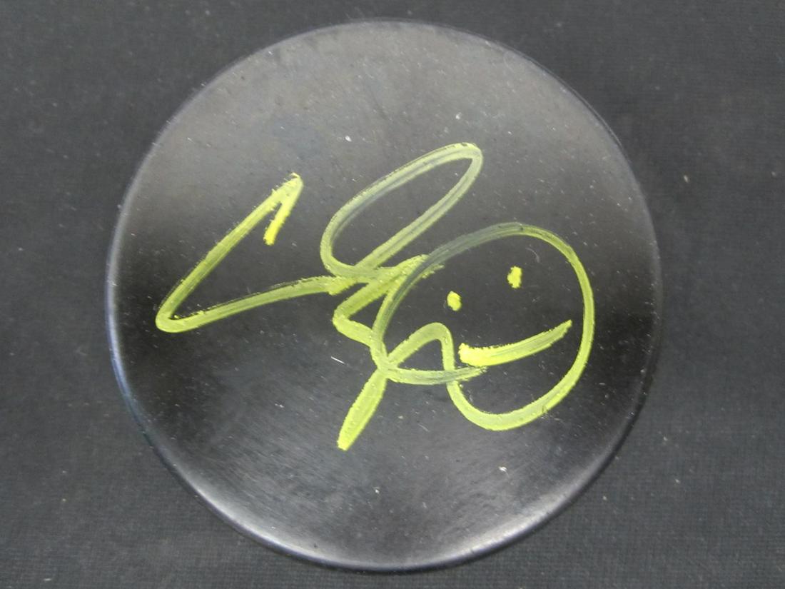 ADAM SANDLER AUTOGRAPHED HOCKEY PUCK W/COA (1 of 2)