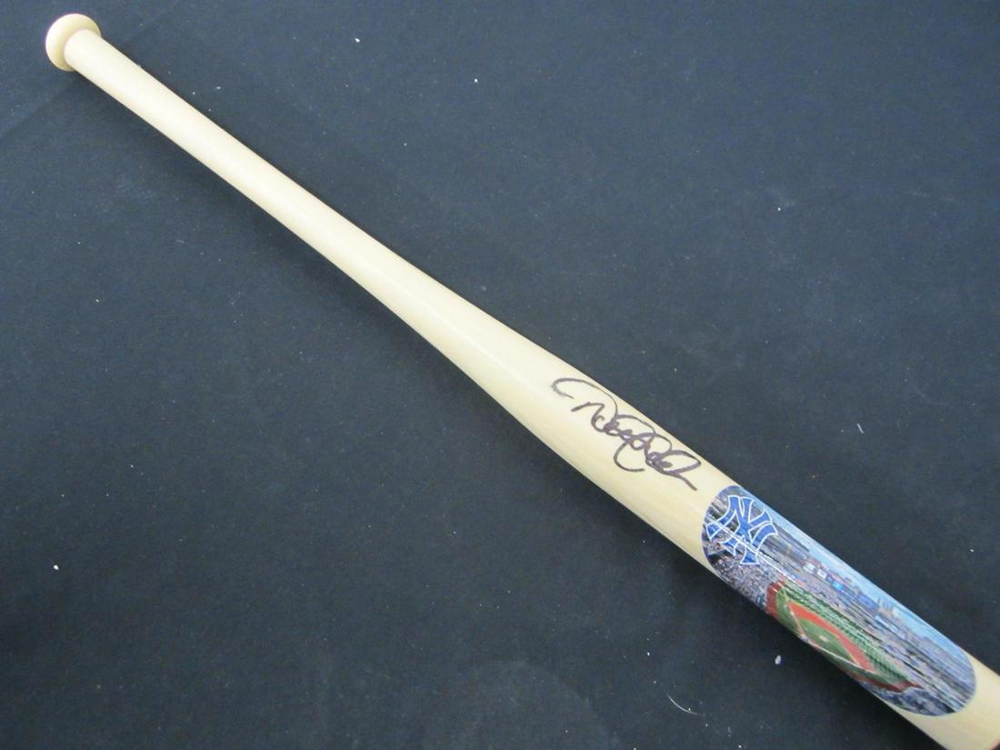 DEREK JETER AUTOGRAPHED MINI BAT W/COA (1 of 3)