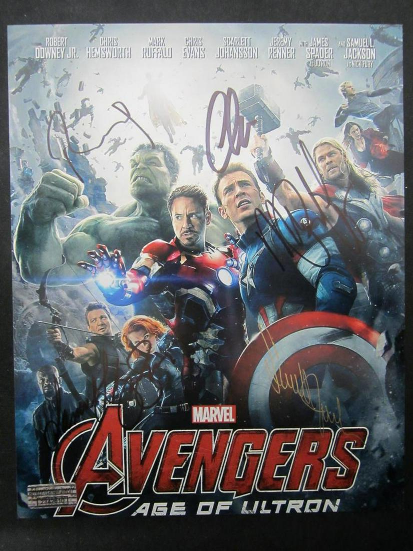 MULTIPLE AUTOGRAPHED 8X10 PHOTO W/COA (1 of 2)