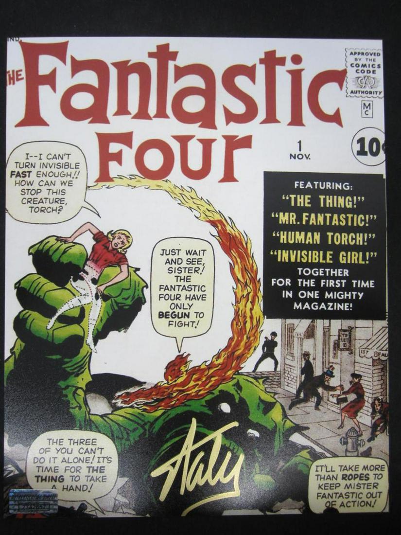 STAN LEE AUTOGRAPHED 8X10 PHOTO W/COA (1 of 2)