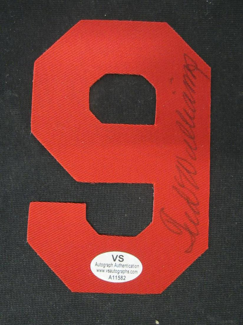TED WILLIAMS AUTOGRAPHED JERSEY NUMBER W/COA (1 of 2)
