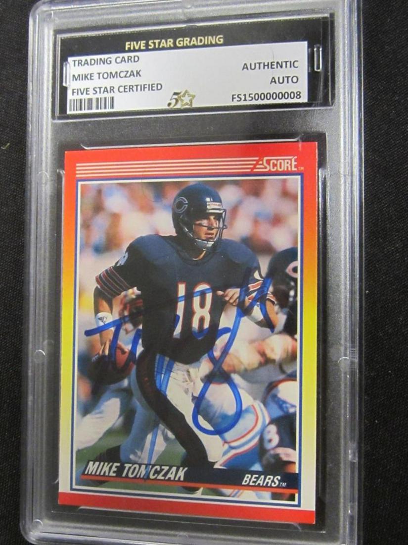 MIKE TOMCZAK AUTOGRAPHED TRADING CARD AUTHENTIC (1 of 1)