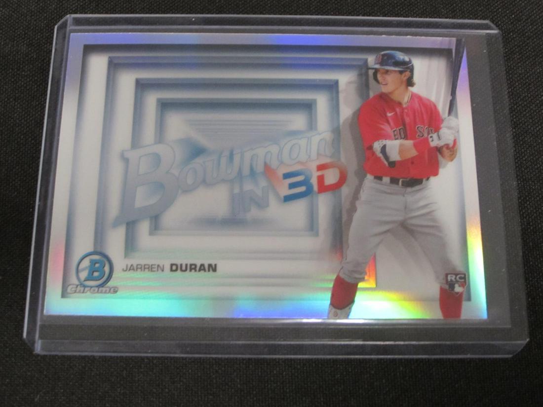 Jarren Duran 2022 Bowman Chrm 3D #B3D-10 (1 of 1)