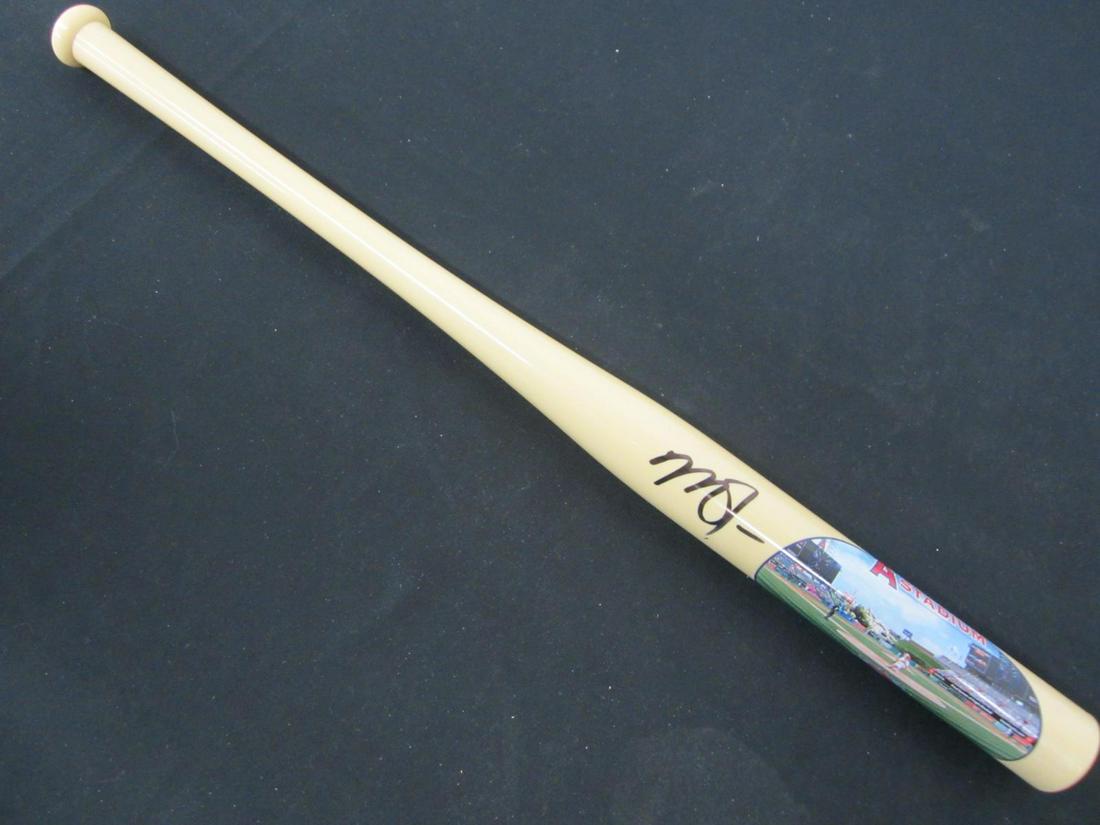 MIKE TROUT AUTOGRAPHED MINI BAT W/COA (1 of 3)