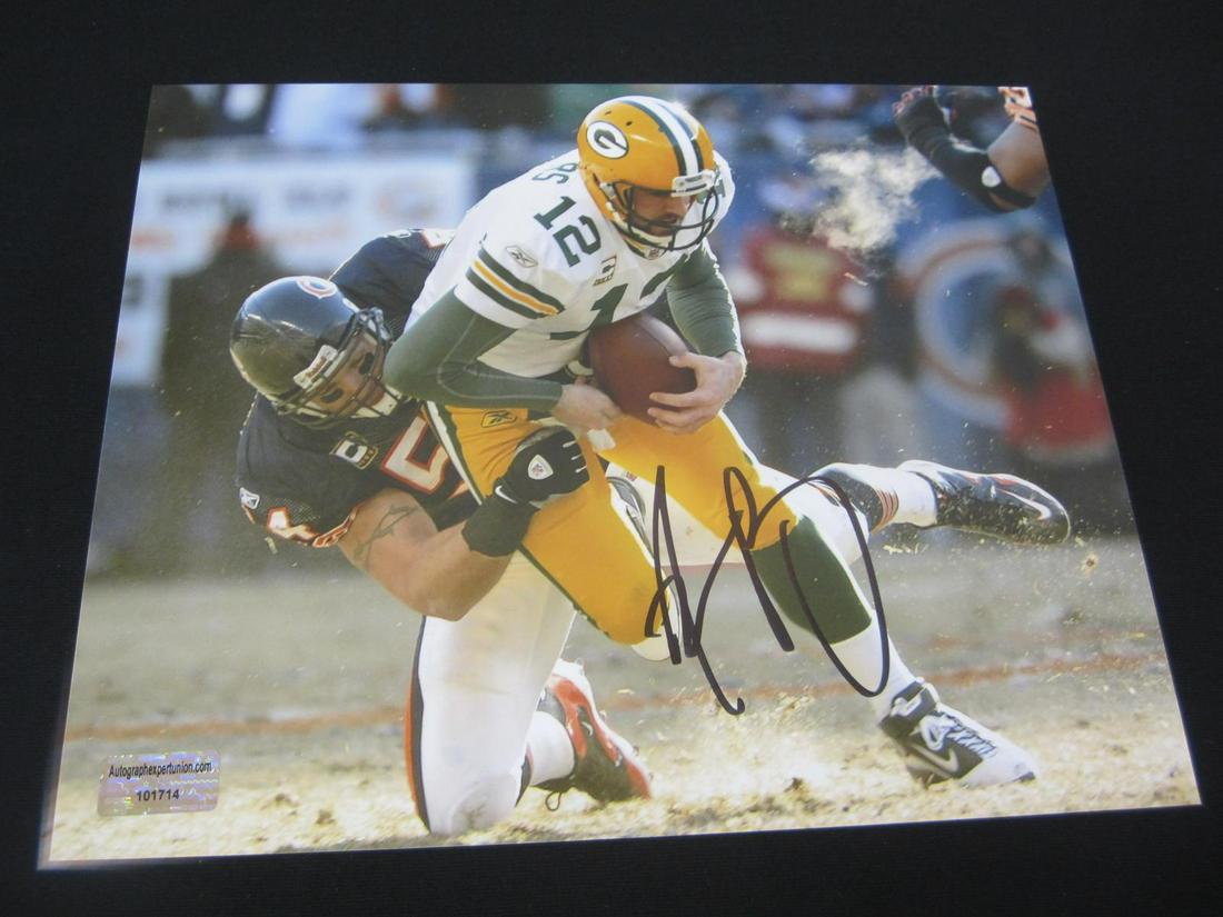 AARON RODGERS AUTOGRAPHED 8X10 PHOTO W/COA (1 of 2)