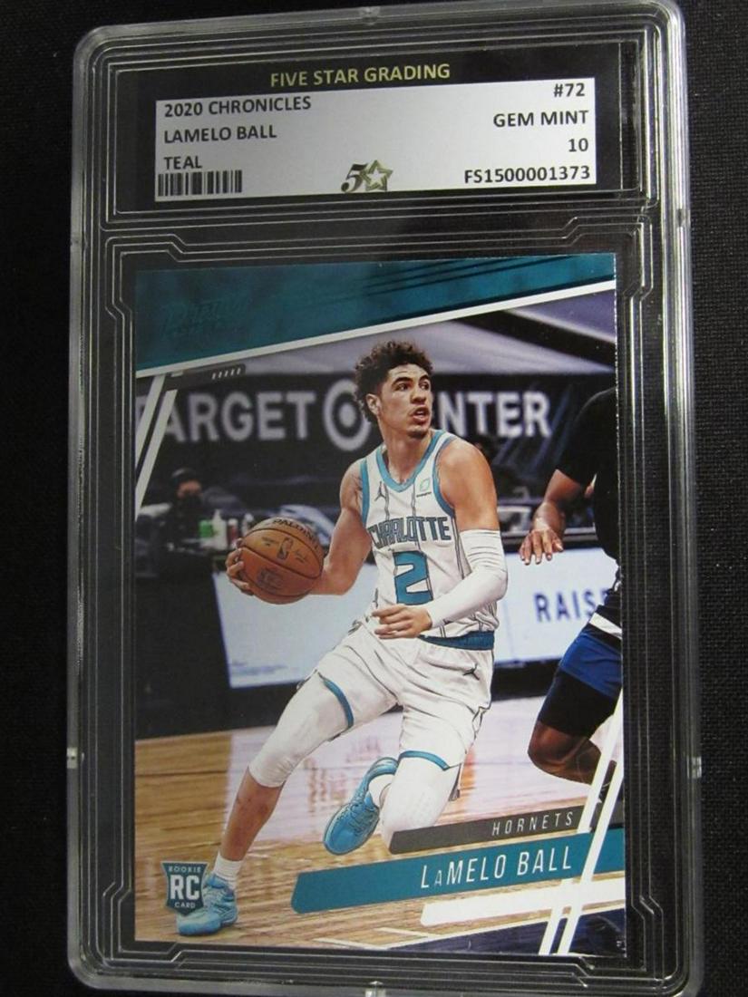 2020 CHRONICLES LAMELO BALL TEAL RC GEM MINT 10 (1 of 1)