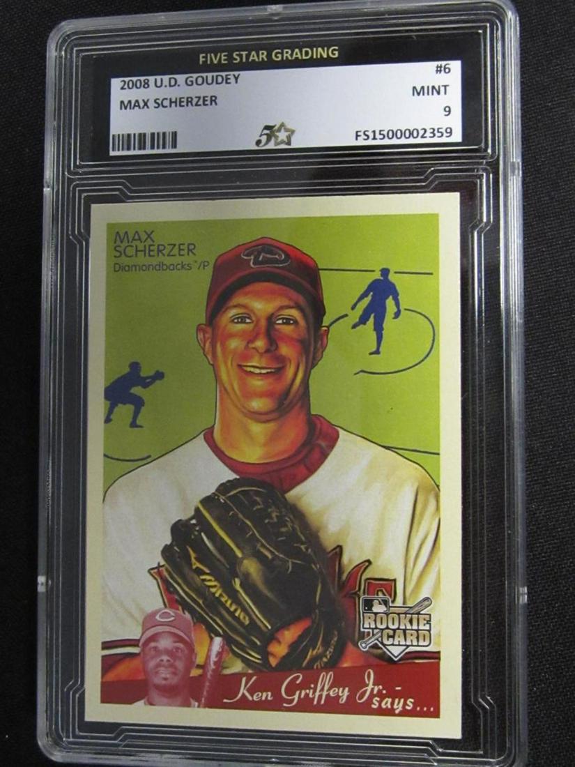 2008 UD GOUDEY MAX SCHERZER MINT 9 (1 of 1)
