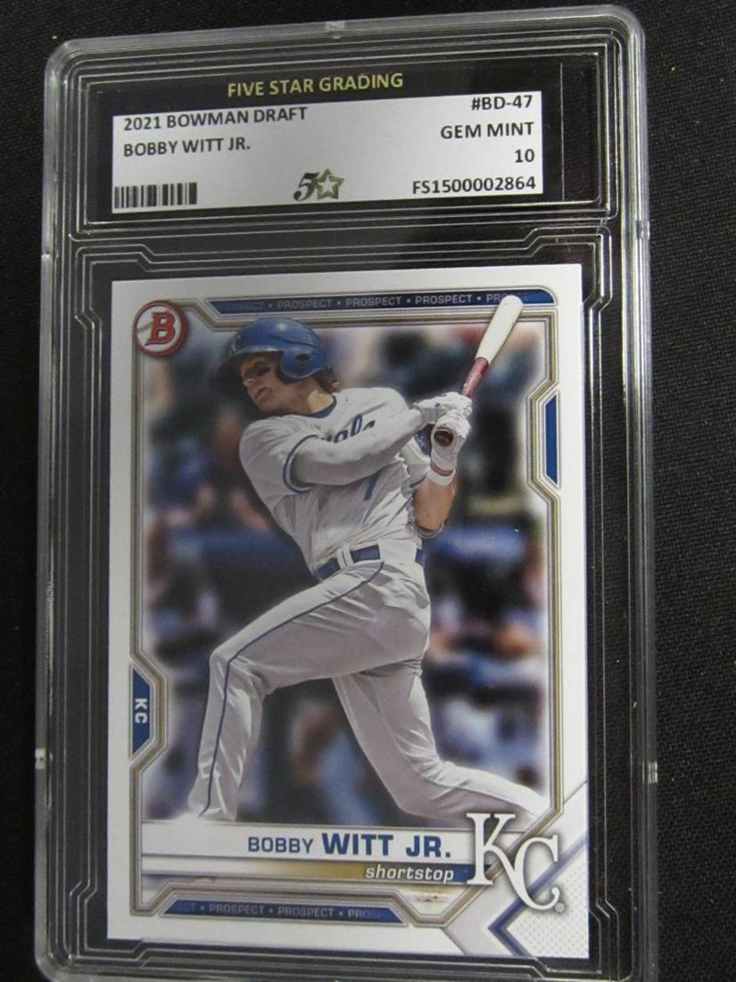2021 BOWMAN DRAFT BOBBY WITT JR GEM MINT 10 (1 of 1)